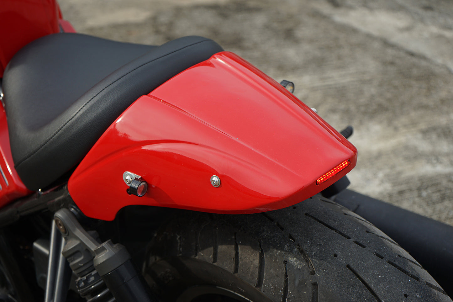 REAR FENDER FAIRING MUD GUARD LED RED FOR HONDA REBEL CMX 1100 2021-2025