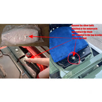 Long Seat Driver Passenger + Rear Footrest For Honda CT 125 Trail 125 2020-2026