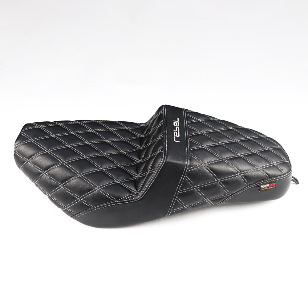 SEAT DOUBLE SADDLE DUAL DRIVER SEATS PAD CUSHION V.3 FOR HONDA REBEL CMX 1100 2021-2025