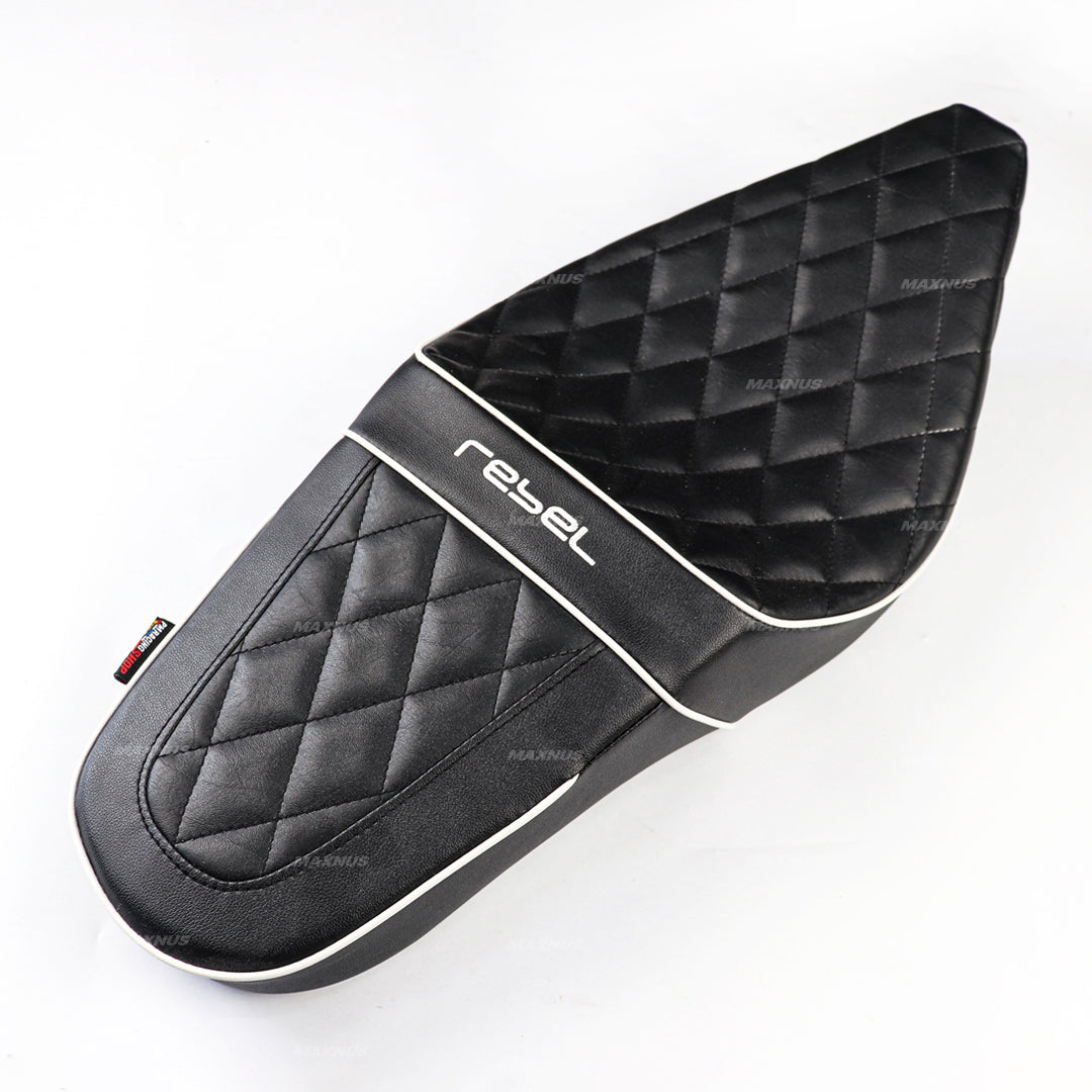 SEAT DOUBLE SADDLE DUAL DRIVER SEATS PAD CUSHION V.8 FOR HONDA REBEL CMX 300&500 2017-2025