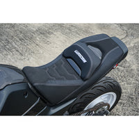 REPLACEMENT DUAL CARBON SEAT STITCH BLACK FIT FOR HONDA GROM125 2021-2025