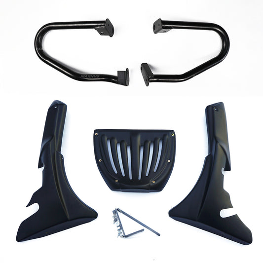 UNDER FAIRING BELLY PAN WITH CRASHBAR MATTE BLACK FOR HONDA REBEL CMX 1100 2020-2025