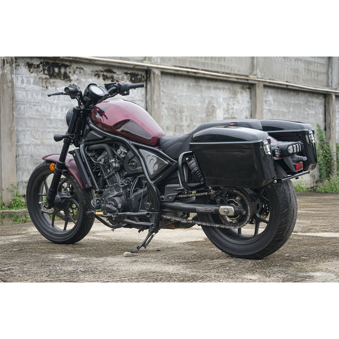 REAR RACK BOX BAG LUGGAGE CARRY LH+RH WITH FOR HONDA REBEL 1100 DCT 2021-2025