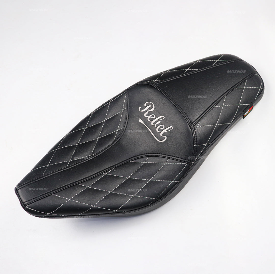 SEAT DOUBLE SADDLE DUAL DRIVER SEATS PAD CUSHION V.5 FOR HONDA REBEL CMX 300&500 2017-2025