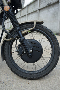 DISC BRAKE COVER PLASTIC ABS BLACK V.2 FOR HONDA TRAIL125 CT125 HUNTER CUB 2020-2025