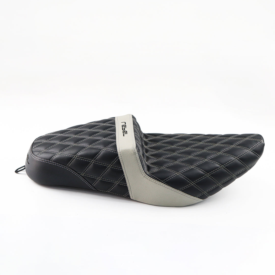 SEAT DOUBLE SADDLE DUAL DRIVER SEATS PAD CUSHION V.18 FOR HONDA REBEL CMX 300&500 2017-2025