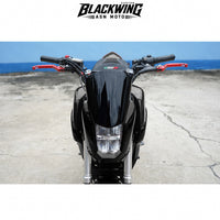 Set 5 Front Fender / Headlight Cover / Rear Cover / Side Frame / Under Fairing Black For Honda Grom 125 2021 - 2024
