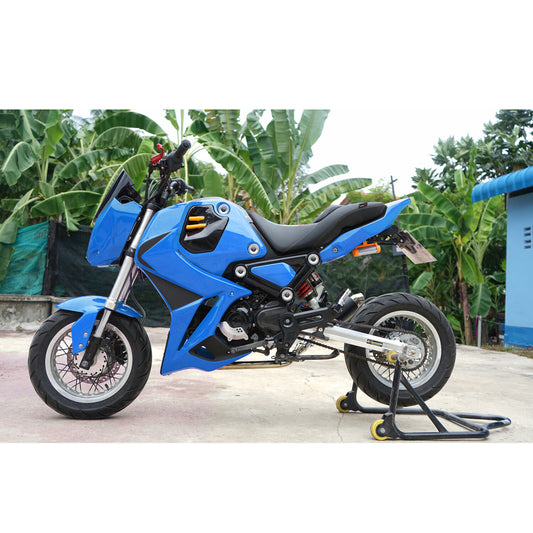 Set 4 Front Fender / Headlight Cover / Rear Cover / Side Fairing Blue For Honda Grom 125 2021 - 2024
