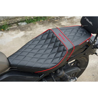 SEAT DOUBLE SADDLE DUAL DRIVER SEATS PAD CUSHION V.6 FOR HONDA REBEL CMX 300&500 2017-2025