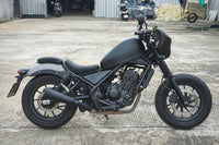 COVER FUEL OIL TANK MATTE BLACK V.2 FOR HONDA REBEL CMX 300&500 2017-2025