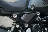 Set Of 4 Piece Frame Body Cover Side Upper Panel Carbon Fiber For Honda Grom 2021-2024