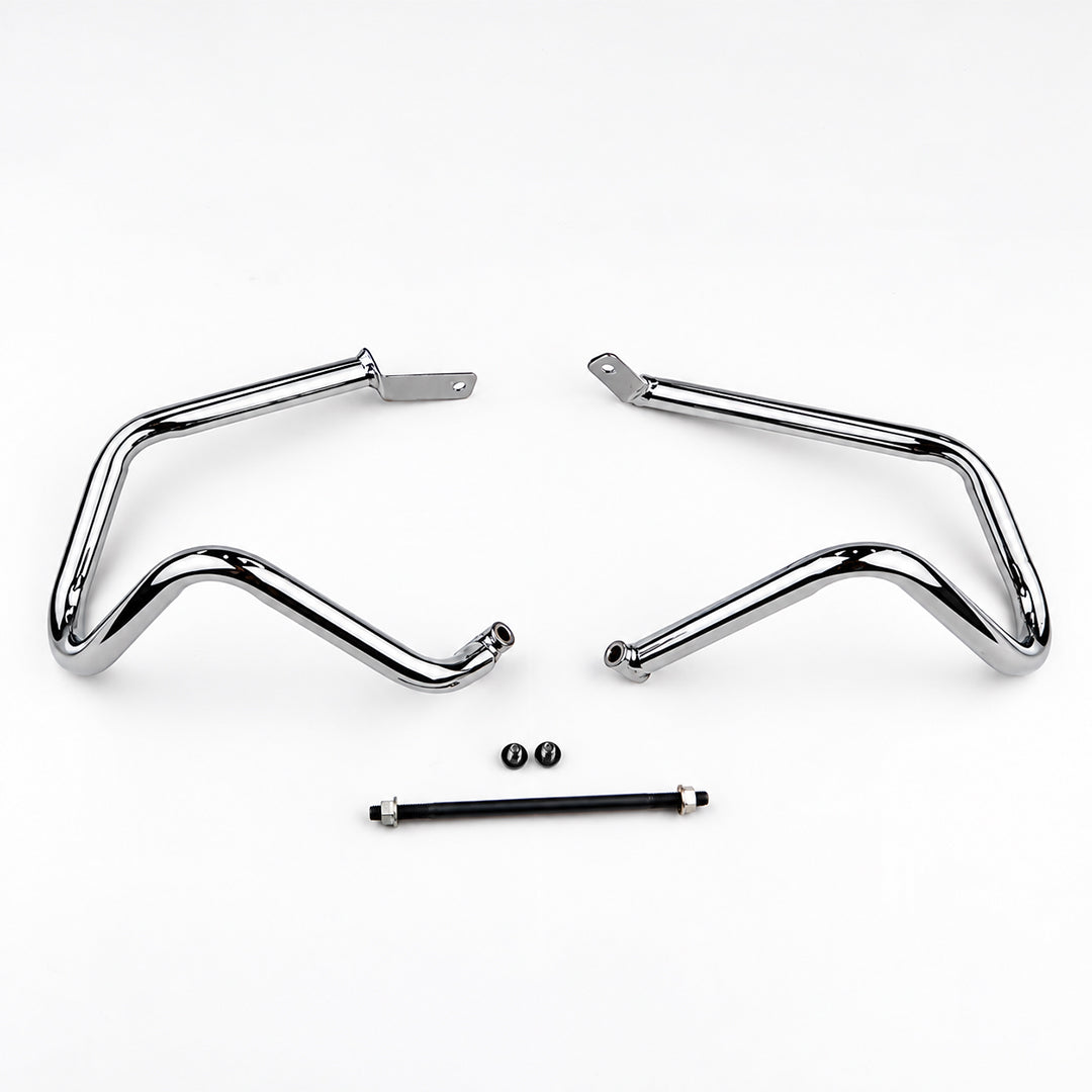 Chrome Crash Bar Engine Guard & Rear Luggage Rack Kit Honda Monkey 125 2018-2026