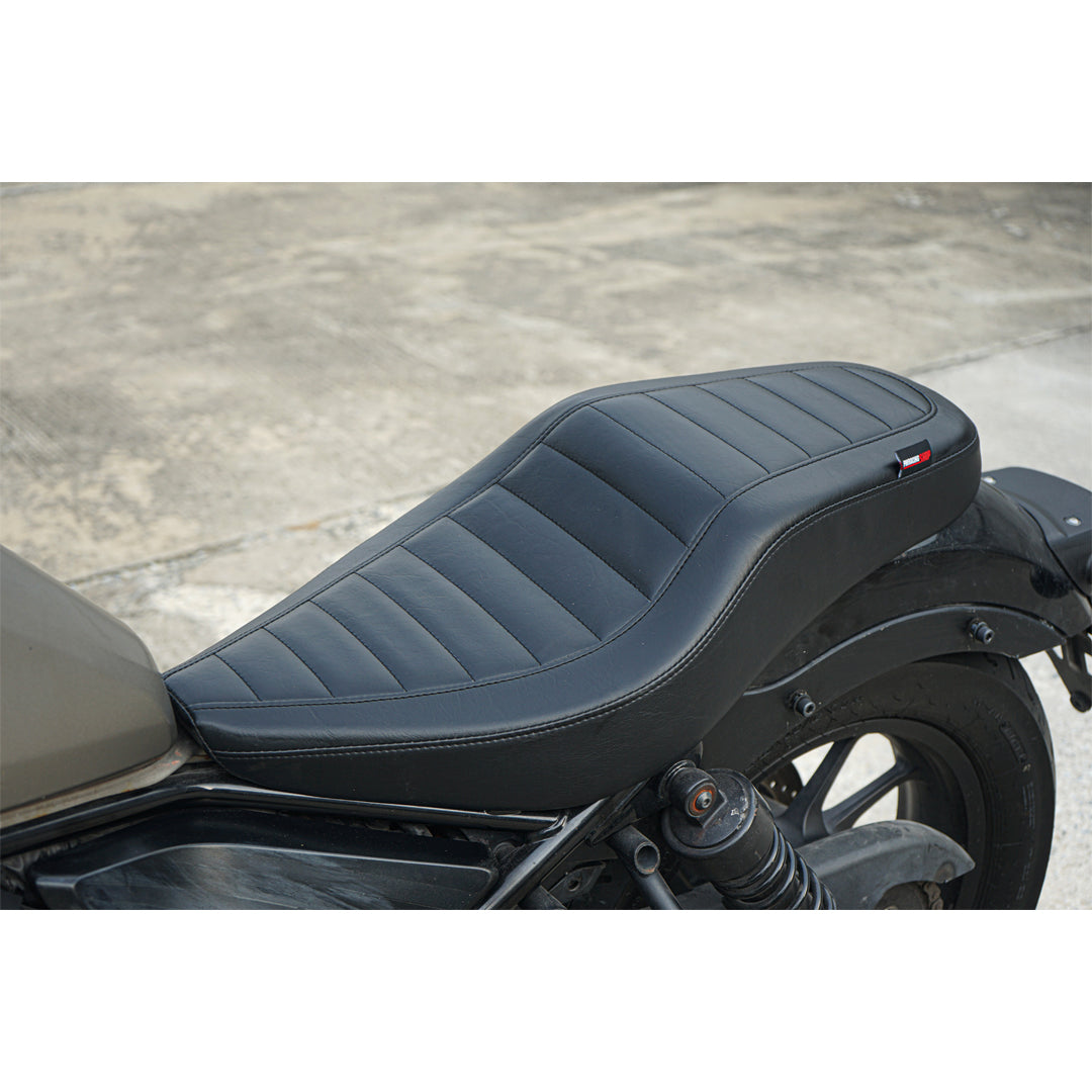 SEAT DOUBLE SADDLE DUAL DRIVER SEATS PAD CUSHION V.24 FOR HONDA REBEL CMX 300&500 2017-2025