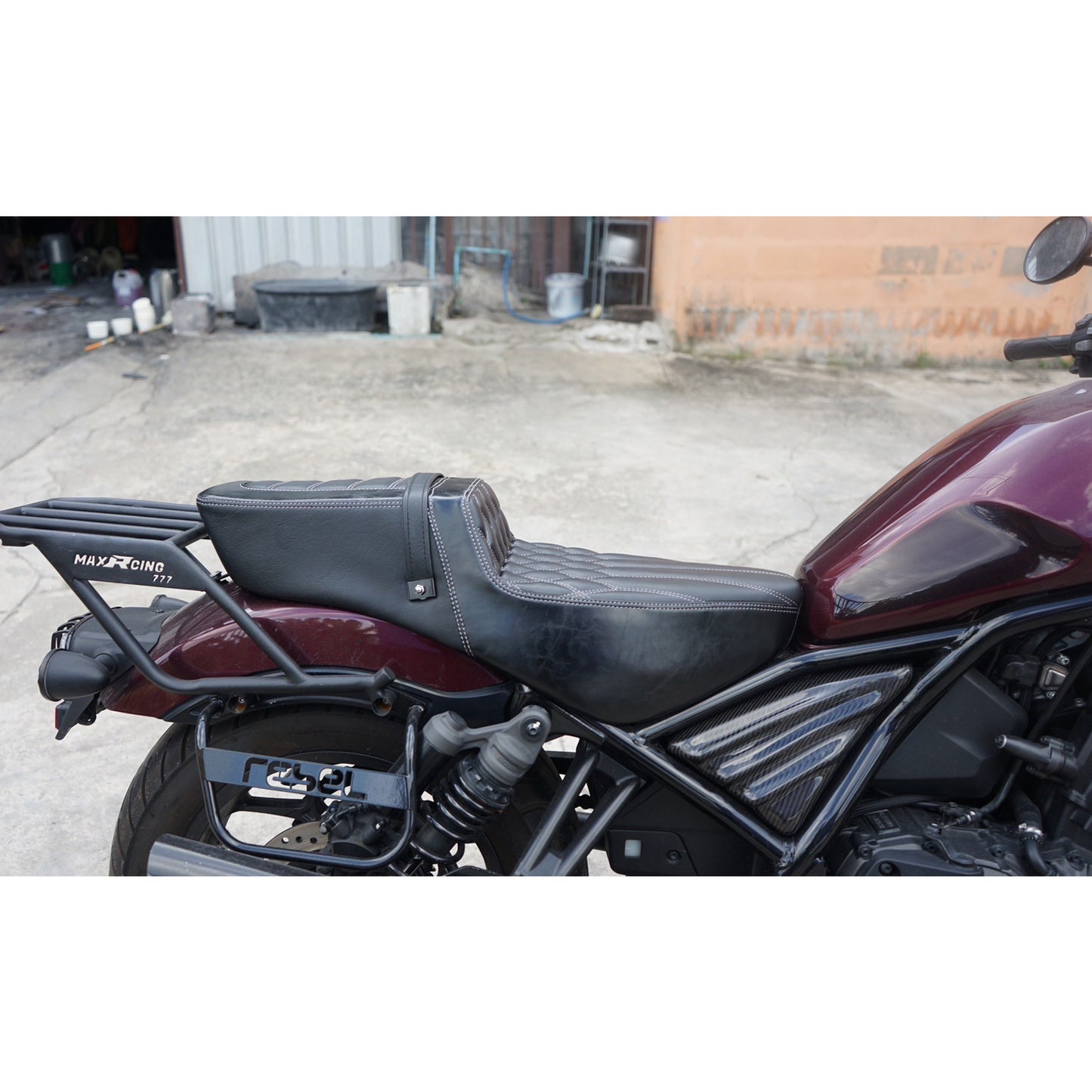 SEAT DOUBLE SADDLE DUAL DRIVER SEATS PAD CUSHION V.7 FOR HONDA REBEL CMX 1100 2021-2025