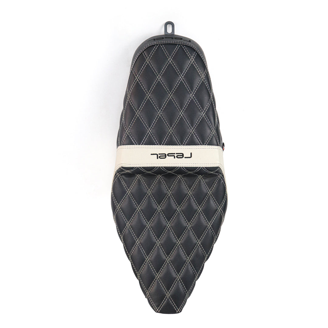 SEAT DOUBLE SADDLE DUAL DRIVER SEATS PAD CUSHION V.18 FOR HONDA REBEL CMX 300&500 2017-2025