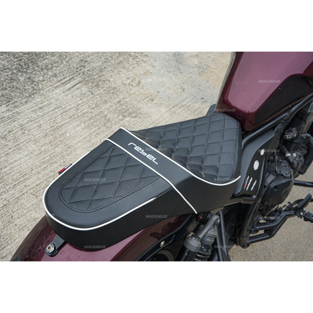 SEAT DOUBLE SADDLE DUAL DRIVER SEATS PAD CUSHION V.8 FOR HONDA REBEL CMX 1100 2021-2025