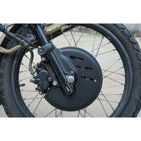 DISC BRAKE COVER PLASTIC ABS BLACK V.2 FOR HONDA TRAIL125 CT125 HUNTER CUB 2020-2025