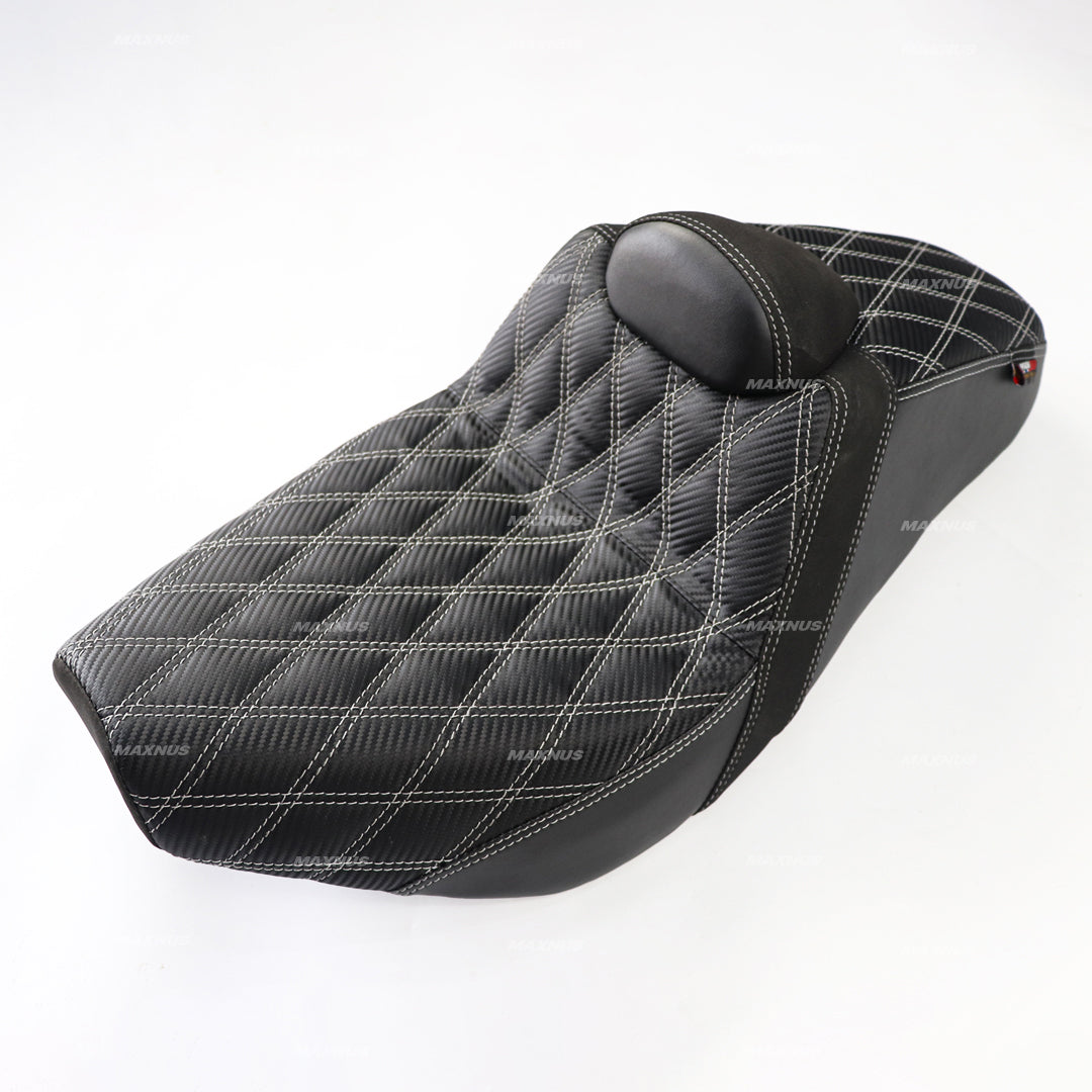 SEAT DOUBLE SADDLE DUAL DRIVER SEATS PAD CUSHION V.12 FOR HONDA REBEL CMX 1100 2021-2025
