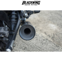 Black Slip-On Exhaust System Muffler Pipe Honda Rebel 300 500 2017-2025