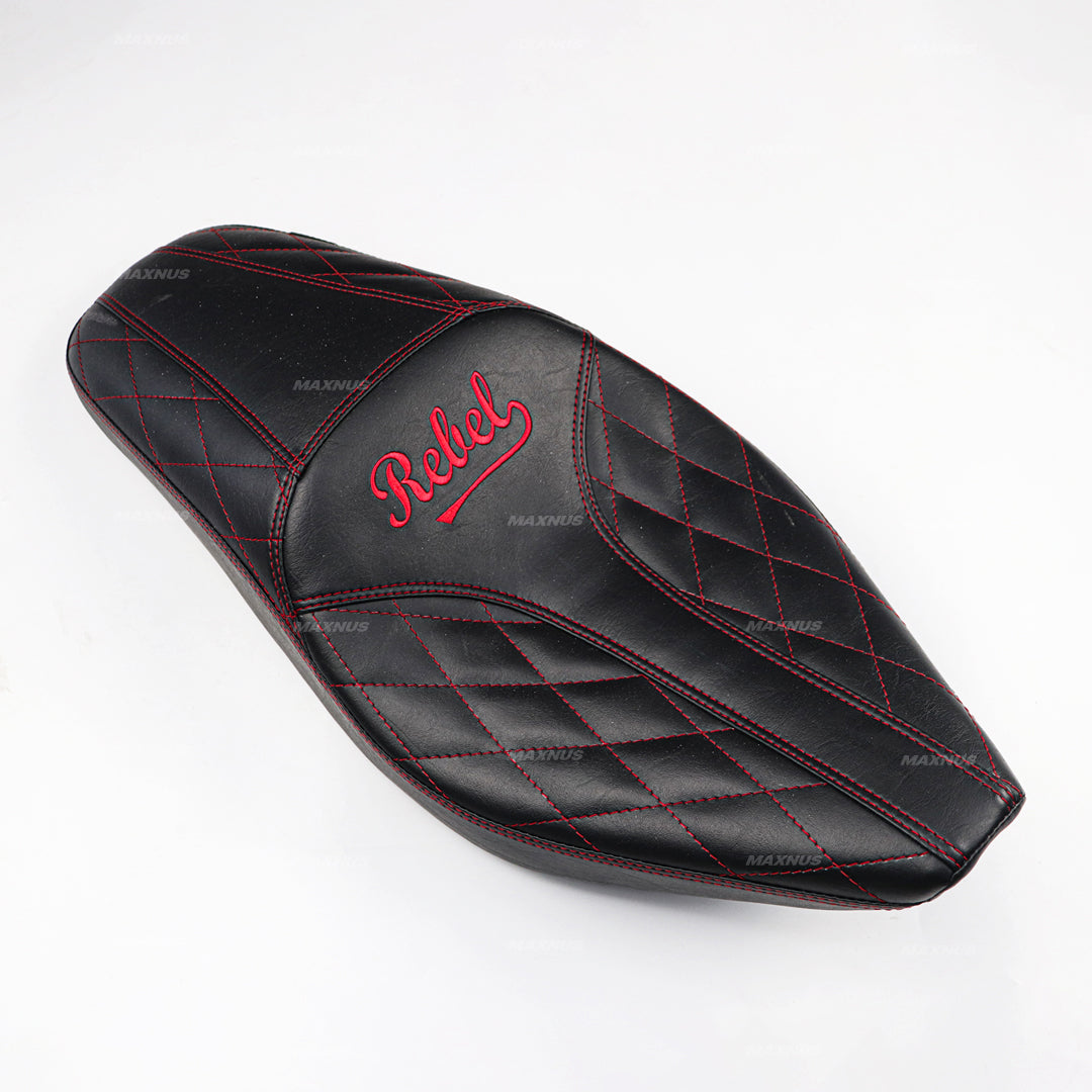 SEAT DOUBLE SADDLE DUAL DRIVER SEATS PAD CUSHION V.4 FOR HONDA REBEL CMX 300&500 2017-2025