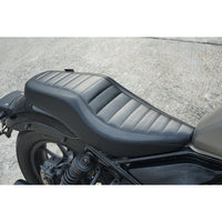 SEAT DOUBLE SADDLE DUAL DRIVER SEATS PAD CUSHION V.24 FOR HONDA REBEL CMX 300&500 2017-2025