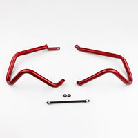 Crash Bar Engine Guard & Rear Luggage Rack Kit Honda Monkey 125 2018-2026 Red