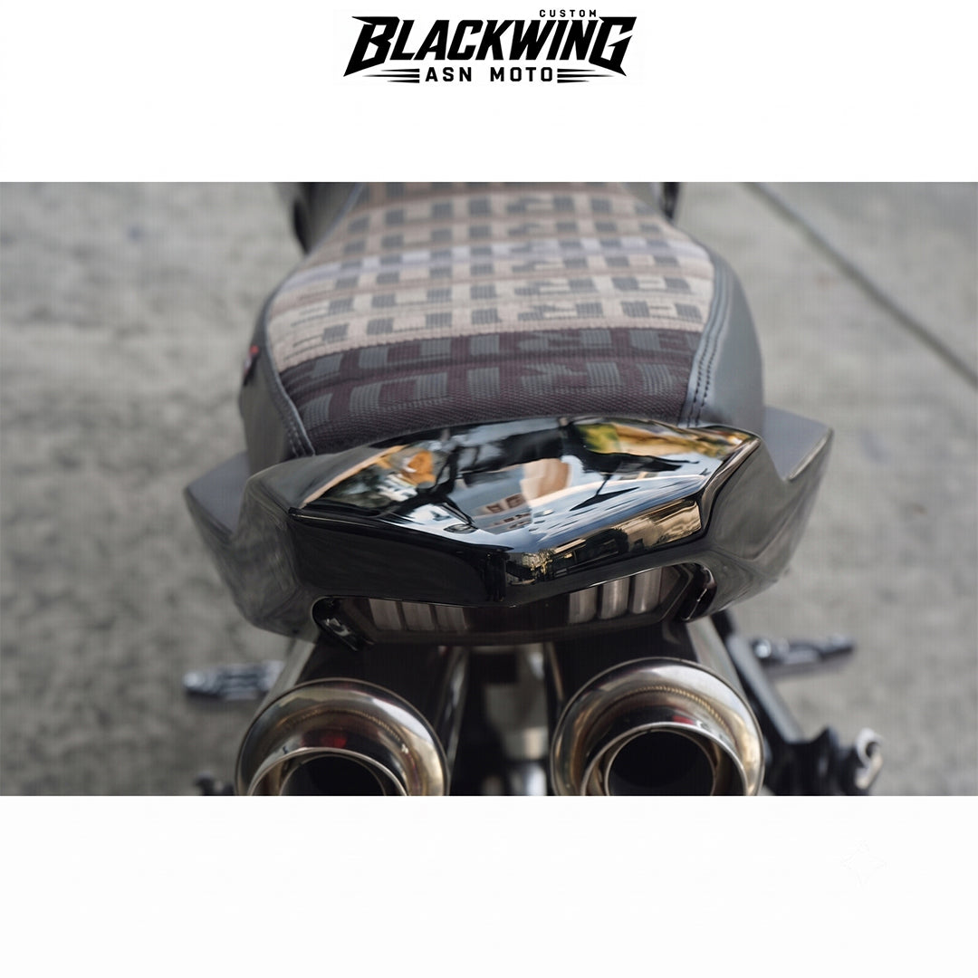 Set 5 Front Fender / Headlight Cover / Rear Cover / Side Frame / Under Fairing Black For Honda Grom 125 2021 - 2024