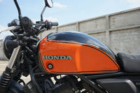 COVER FUEL OIL TANK BLACK/ORANGE  V.11 FIT FOR HONDA SCL CL 300 500 2023-2025
