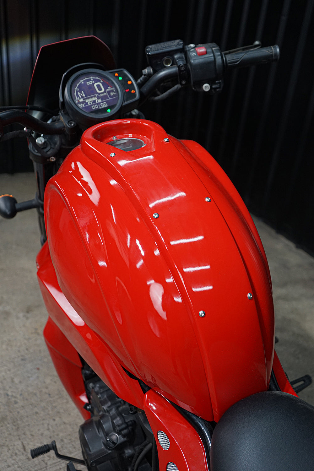 CUSTOM FIT FUEL TANK COVER RED FOR HONDA REBEL CMX 1100 2021-2025