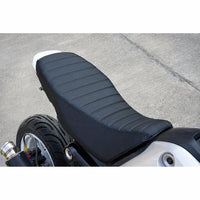 Replacement Dual Seat Carbon Stitch Black V.28 Fit For Honda Grom 125 2021-2026