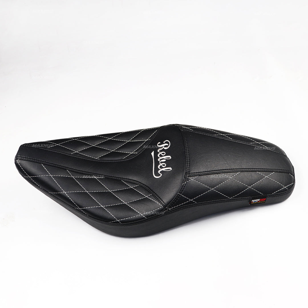 SEAT DOUBLE SADDLE DUAL DRIVER SEATS PAD CUSHION V.5 FOR HONDA REBEL CMX 300&500 2017-2025
