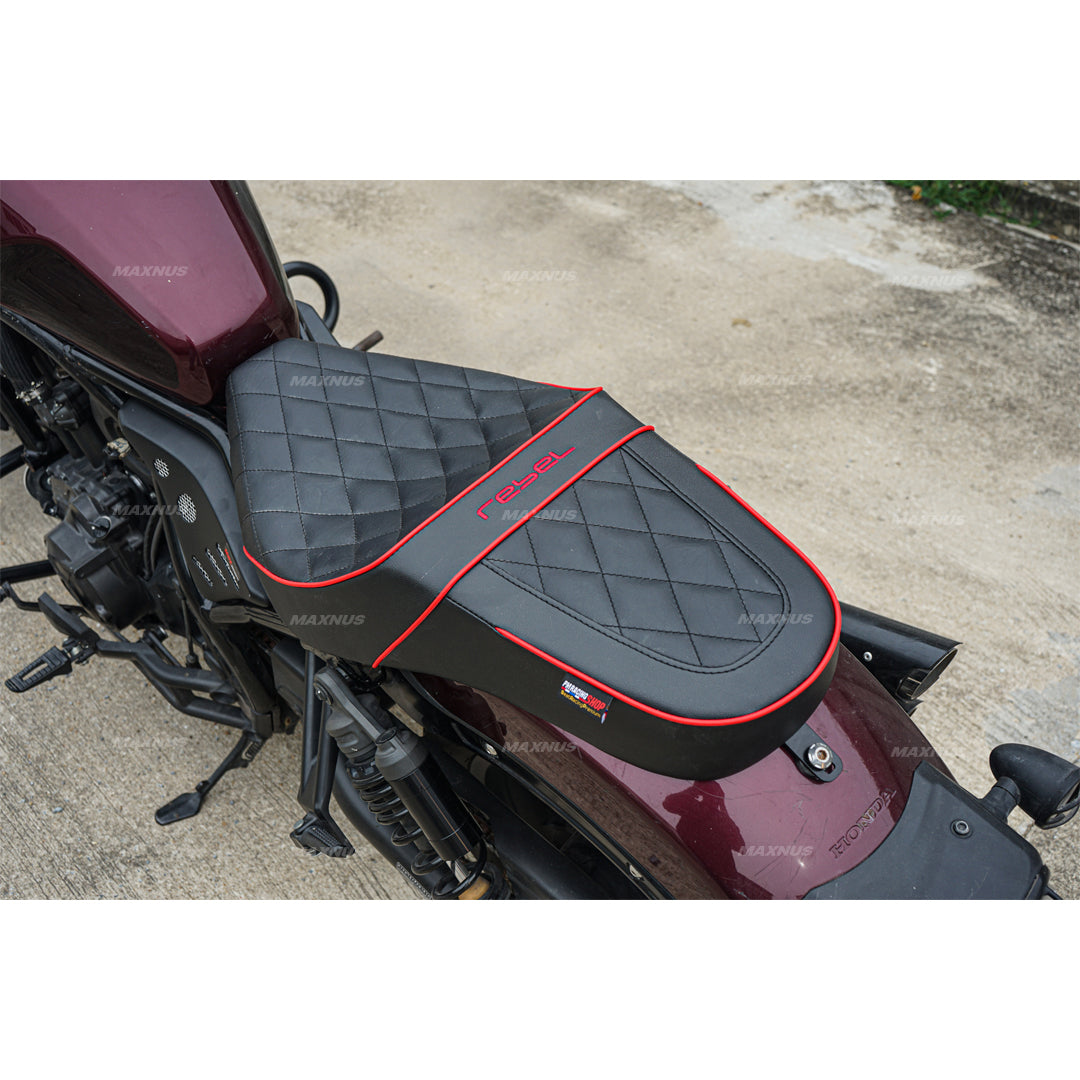 SEAT DOUBLE SADDLE DUAL DRIVER SEATS PAD CUSHION V.10 FOR HONDA REBEL CMX 1100 2021-2025