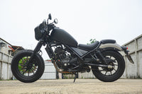 COVER FUEL OIL TANK MATTE BLACK V.2 FOR HONDA REBEL CMX 300&500 2017-2025