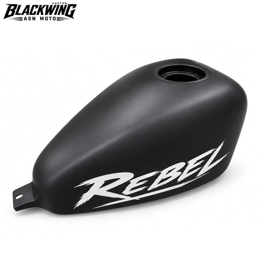 Cover Fuel Oil Tank Matte Black V.76 Decals For Honda Rebel CMX 300 500 2017–2026