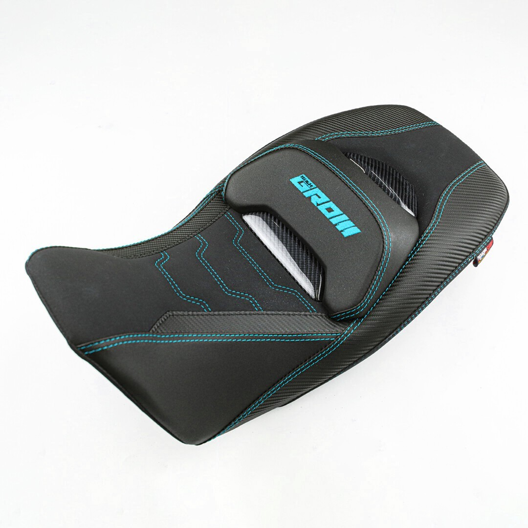 REPLACEMENT DUAL CARBON SEAT STITCH BLACK FIT FOR HONDA GROM125 2021-2025