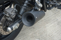 Black Slip-On Exhaust System Muffler Pipe Honda Rebel 300 2017-2025