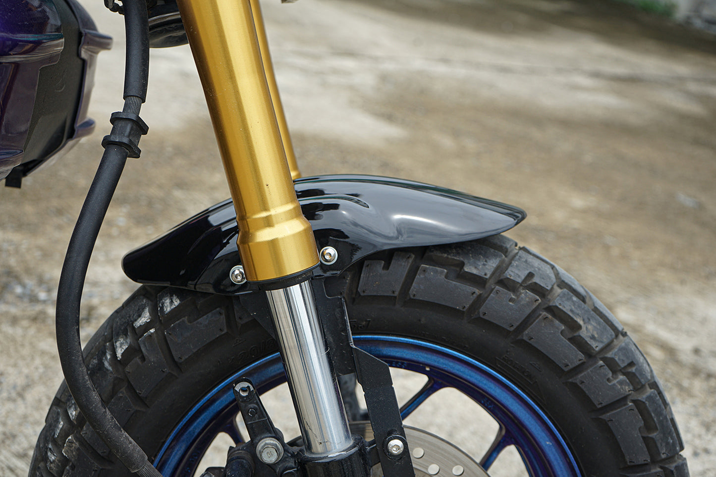 FRONT FENDERS MUDGUARD GLOSS BLACK FIT FOR HONDA GROM 125 2020 - 2025