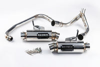 DUAL EXHAUST SYSTEM STAINLESS PIPE MUFFLER + LOGO FOR HONDA GROM 125 2021-2025