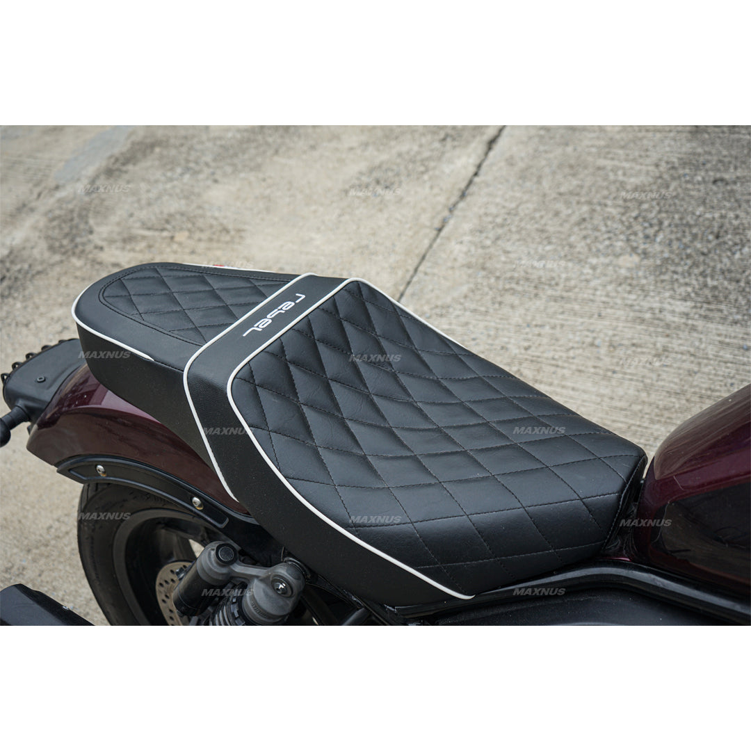 SEAT DOUBLE SADDLE DUAL DRIVER SEATS PAD CUSHION V.8 FOR HONDA REBEL CMX 1100 2021-2025