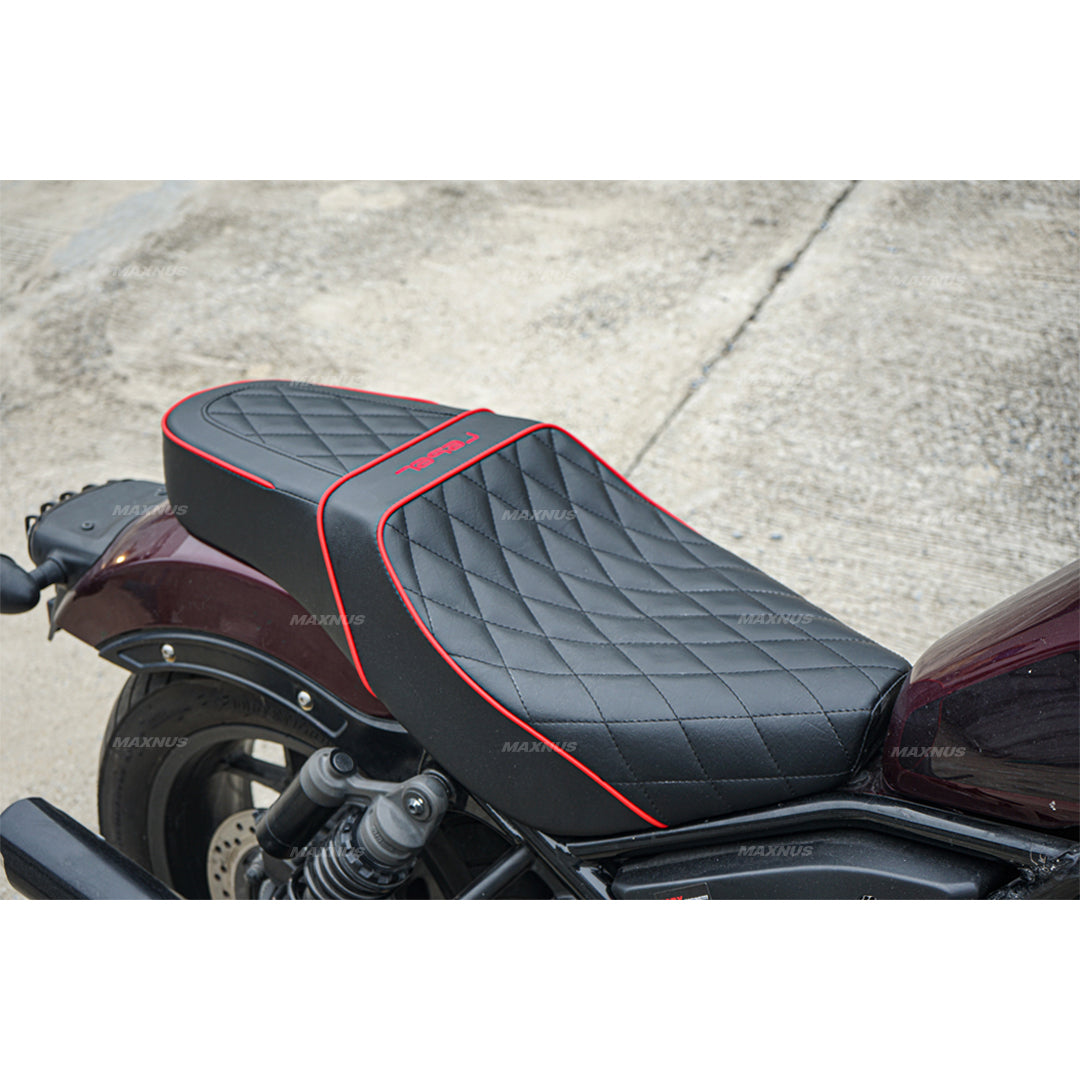 SEAT DOUBLE SADDLE DUAL DRIVER SEATS PAD CUSHION V.10 FOR HONDA REBEL CMX 1100 2021-2025