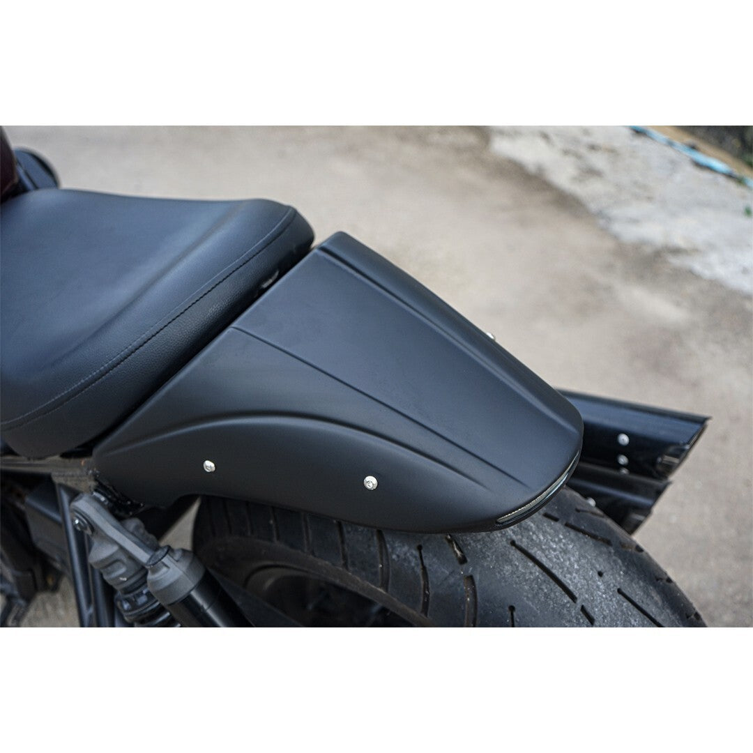 REAR FENDER FAIRING MUD GUARD LED BLACK FOR HONDA REBEL CMX 1100 2021-2025