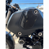 Frame Body R+L Cover Side Upper Panel Carbon Fiber For Honda Grom 2021-2024