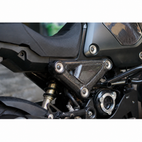 Frame Body R+L Cover Side Upper Panel Carbon Fiber For Honda Grom 2021-2024
