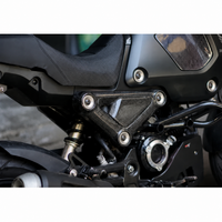 Frame Body R+L Cover Side Upper Panel Carbon Fiber For Honda Grom 2021-2024