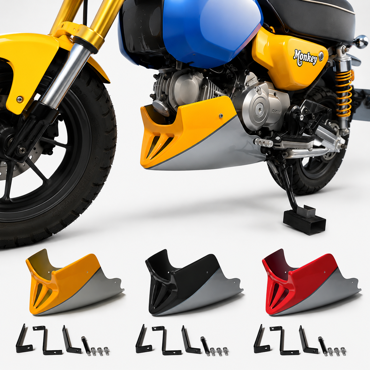ベリーパン アンダーフェアリング ガードトリムカバー ホンダ Z125 モンキー125 2022-2025