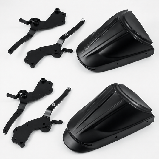 Rear Fender Fairing Mud Guard LED Black for Honda Rebel CMX 300&500 2017-2026