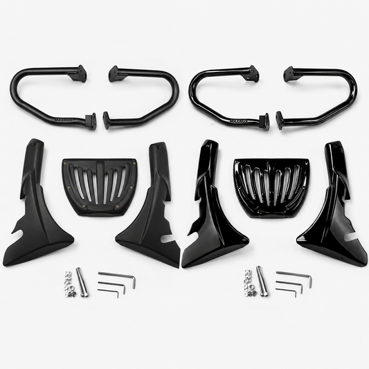 Under Fairing Belly Pan with Crashbar Matte Black / Gloss Black for Honda Rebel CMX 1100 (2020-2024)