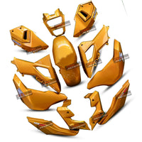 CARBON ORANGE FAIRING SET + DECALS FOR HONDA GROM MSX SF 125 2016-2020