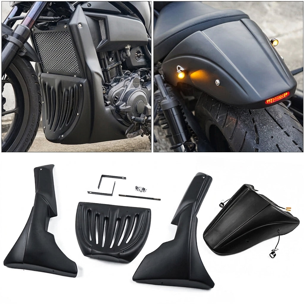 กระเป๋าหนังอเนกประสงค์สีดำสำหรับ Honda Rebel CMX 300&500 ปี 2017-2026