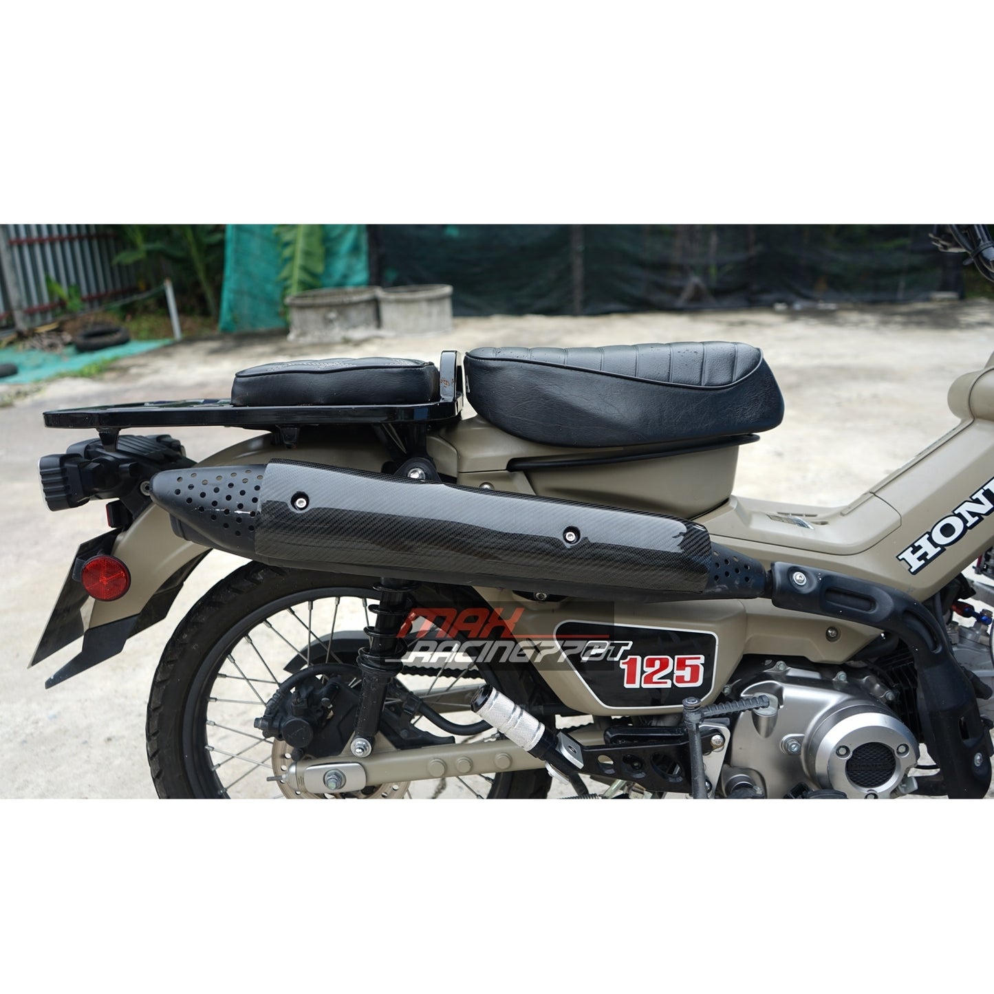 Exhaust Cover Guard Heat Protector Carbon Honda CT125 Trail 125 Hunter 2020-2025